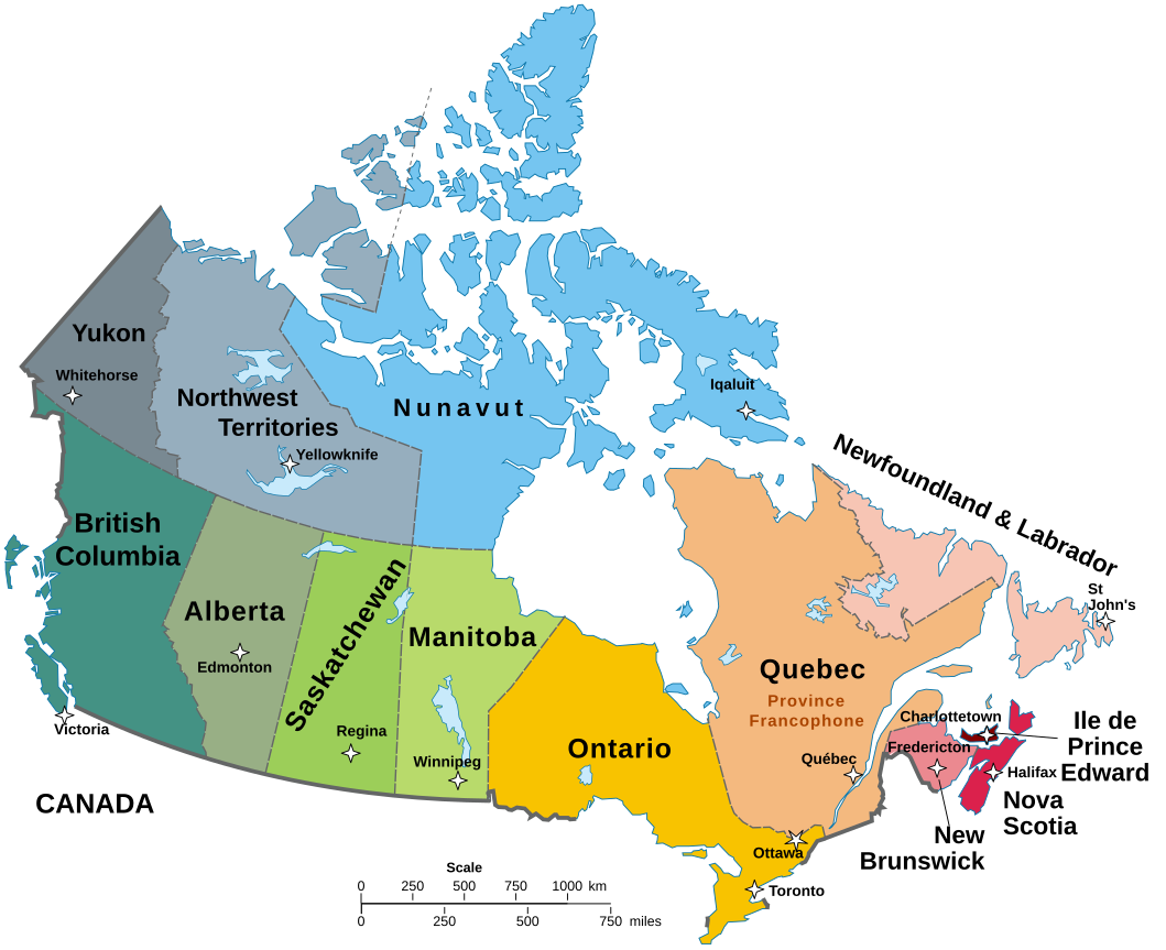 Map Canada